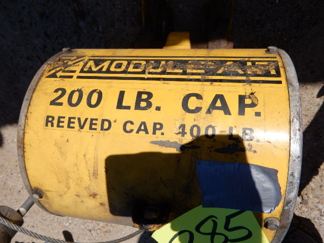 lot 285 image: Modulair, winch..