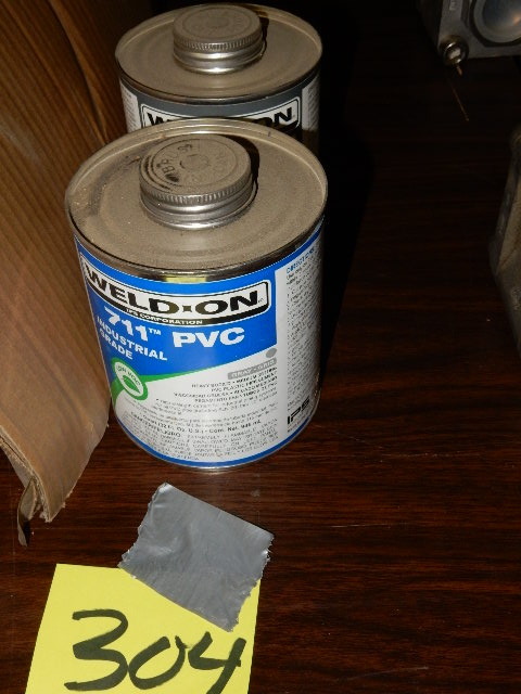 lot 304 image: WELDON PVC PRIMER and GlUE