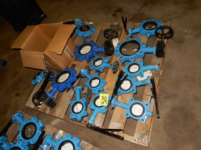 lot 328 image: Pallet of Butterfly Valves