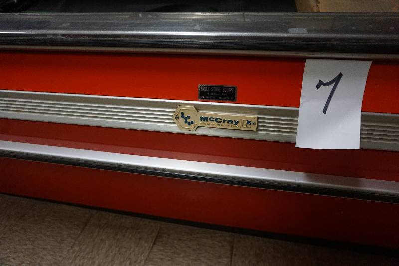 lot 7 image: MccRay Brand Open Grocery Store ProduceMeat Cooler