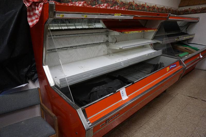 lot 8 image: MccRay Brand Open Grocery Store ProduceMeat Cooler