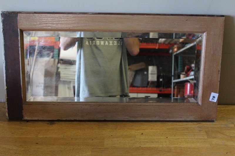 Vintage Cabinet Door with Mirror