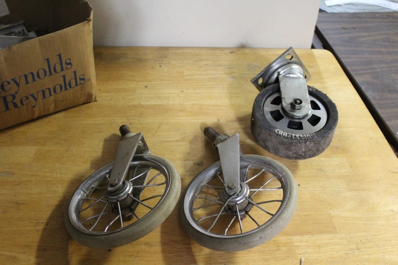 Wheels and a Caster
