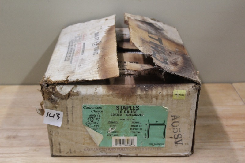 Case of 16 Gauge Staples