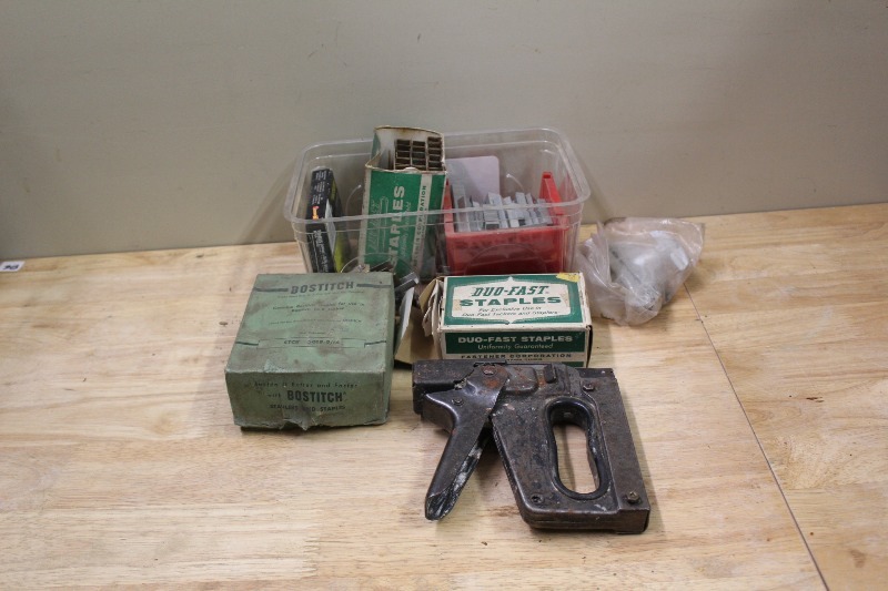 Staple Gun and Staples