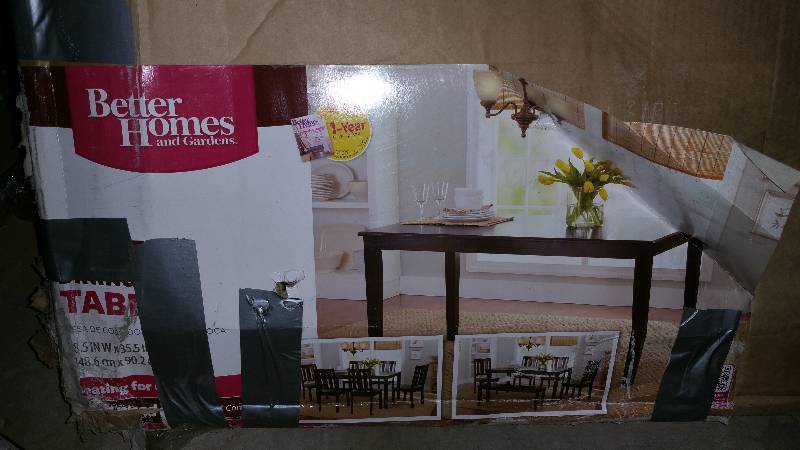 lot 149 image: Better Homes and Gardens Bankston Dining Table, Mocha