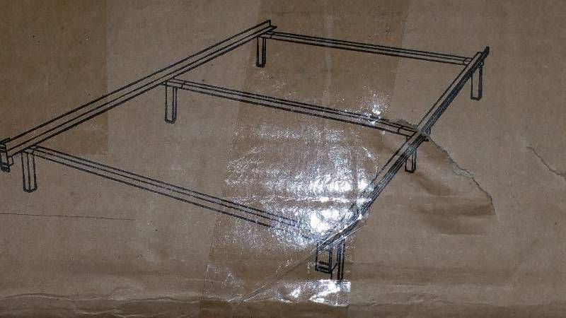 lot 221 image: Lot of (3) Metal Bed Frames - Full