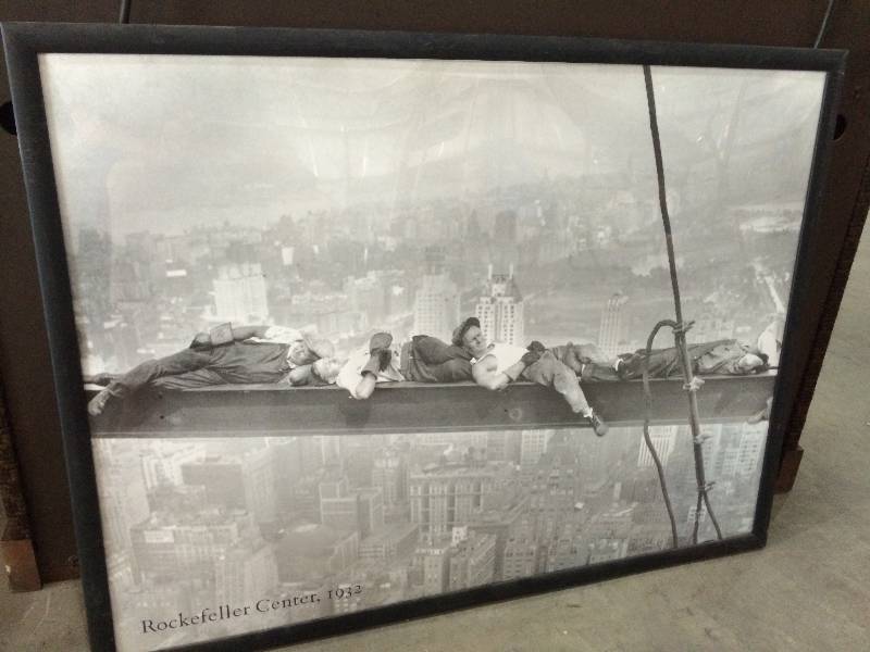 lot 283 image: Print, Iron Workers At Rockefeller Center 1932