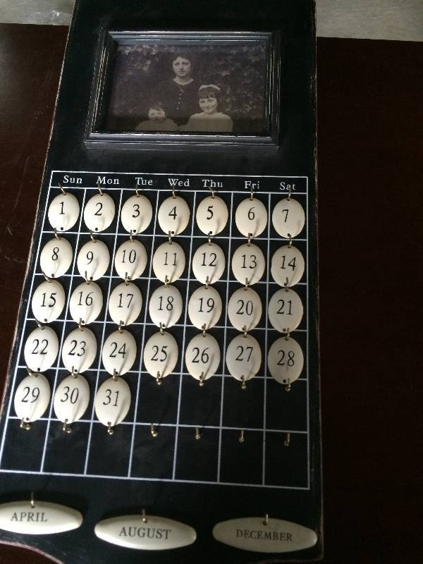 lot 319 image: Fun Perpetual Calendar Board