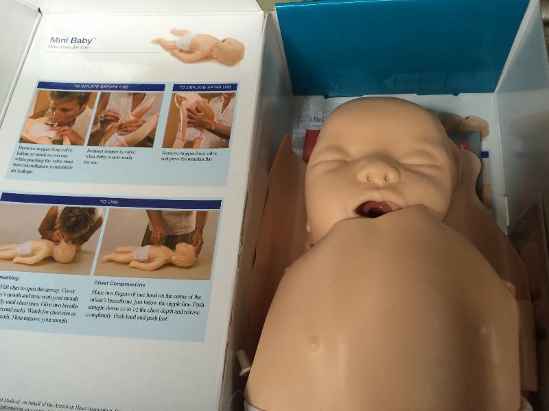 lot 322 image: Infant CPR Training Baby