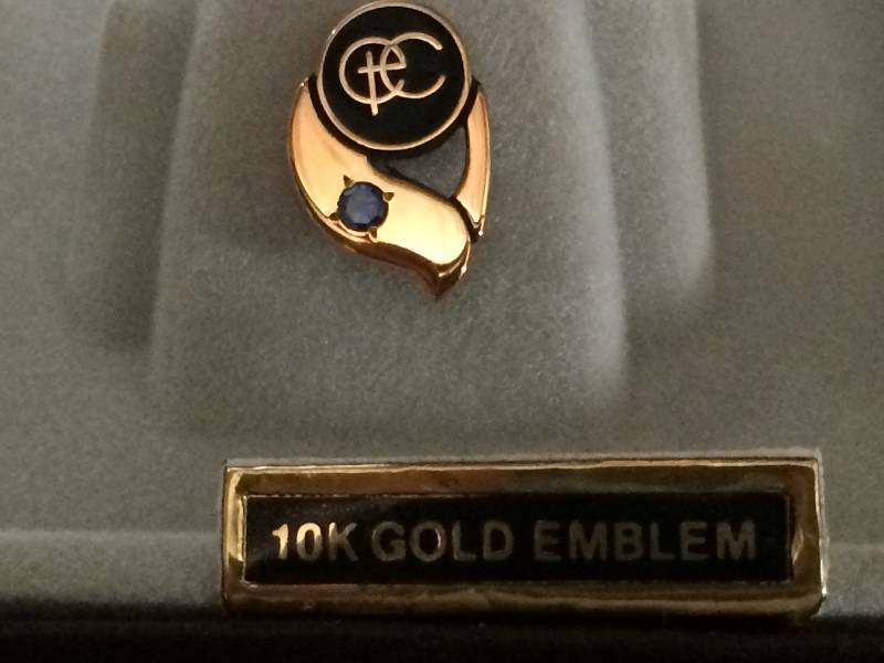 lot 324 image: 10 Karat Gold Pin