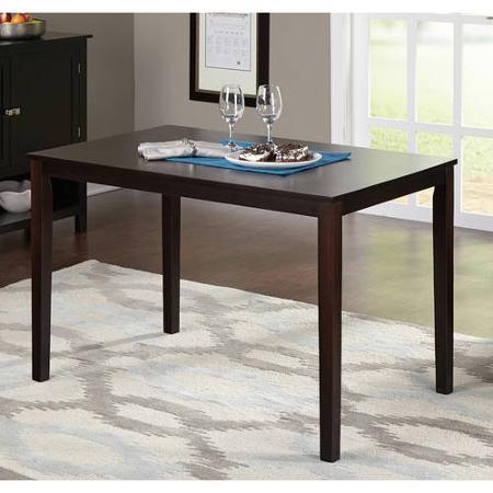 lot 103 image: Contemporary Shaker Dining Table - Espresso