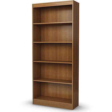 lot 105 image: South Shore 5-Shelf Bookcase - Morgan Cherry