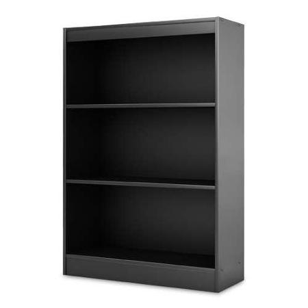 lot 129 image: South Shore Furniture Axess 3-Shelf Bookcase - White