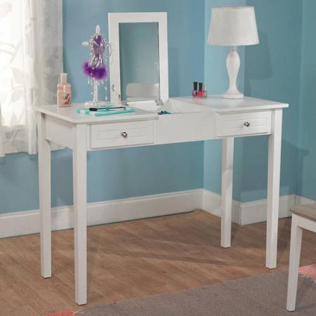 lot 130 image: Aubrey Vanity Desk - White