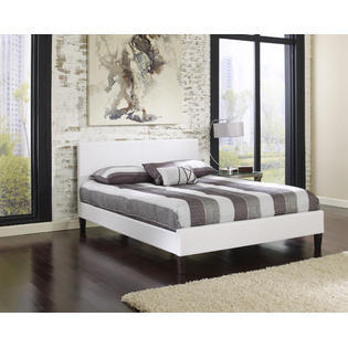lot 161 image: Soho Sleep Platform Bed Collection by Boyd Specialty Sleep, Queen White (Side Rails Only)