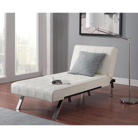 lot 169 image: Emily Futon Chaise Lounger - Vanilla