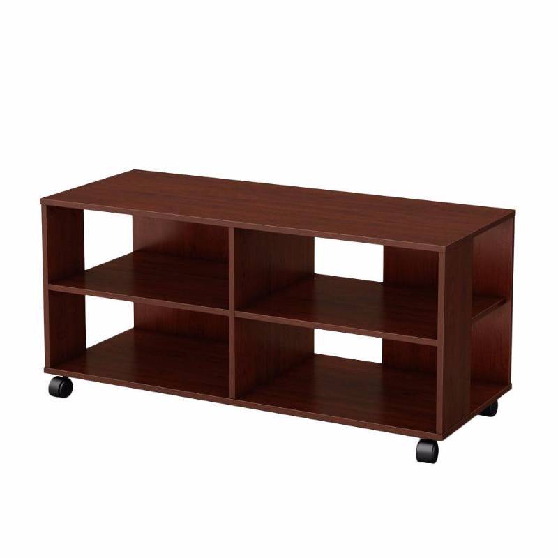 lot 185 image: Jambory Entertainment Center on Casters in Royal Cherry