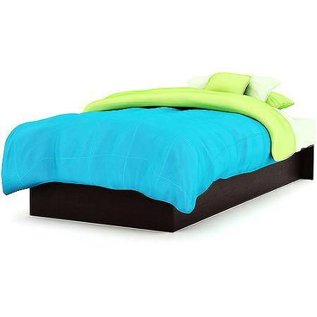 lot 187 image: South Shore Smart Basics Twin Platform Bed - Black