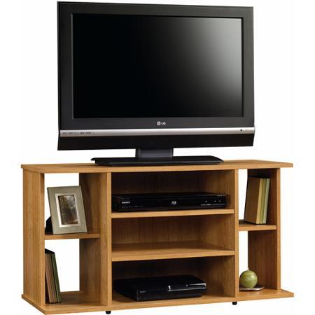 lot 193 image: Sauder Beginnings Highland Oak TV Stand for TVs up to 42