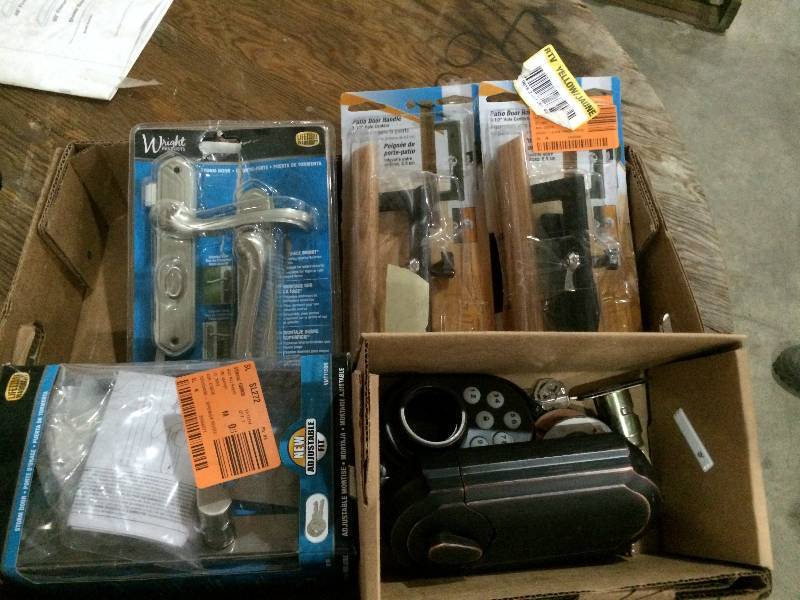 lot 24 image: Large Lot Of New Entry Door Handles, Deadbolts, Locks, Knobs