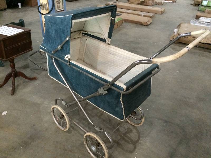 lot 62 image: Antique Baby Buggy
