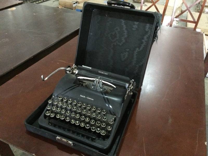 lot 72 image: Vintage Smith- Corona, Sterling Typewriter