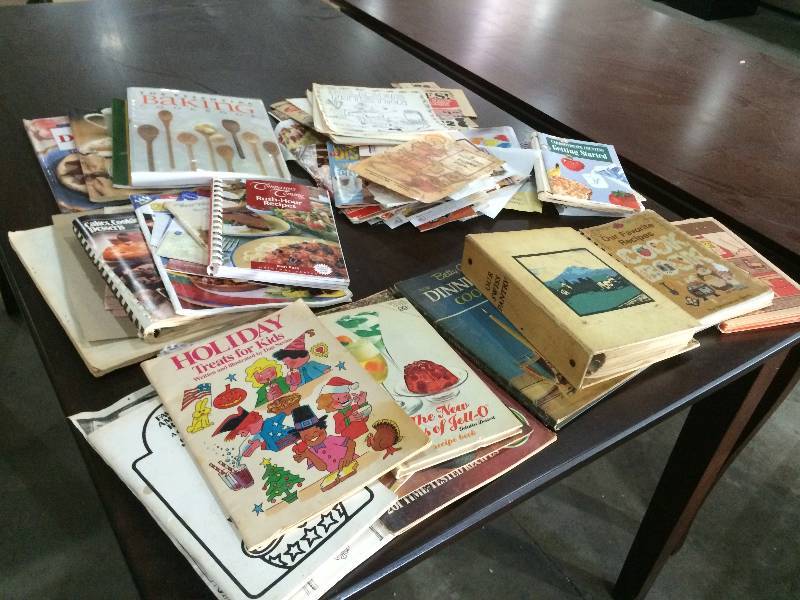 lot 73 image: Large Lot of Mostly Vintage Cook Books, One First Addition