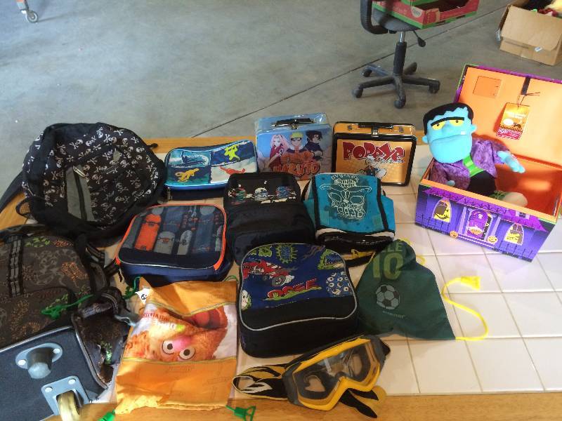 lot 99 image: Get It All, Back Packs, and More