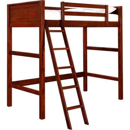 lot 239 image: Your Zone ZZZ Collection Loft Bed - Walnut