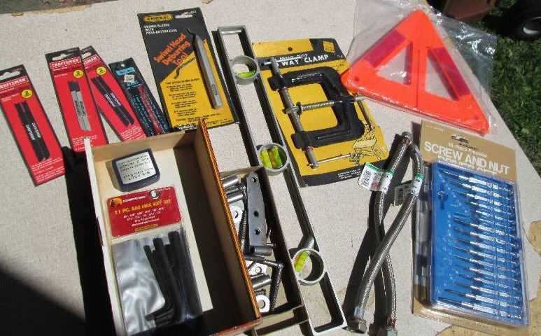 Lot of new tools hardware and a roa...