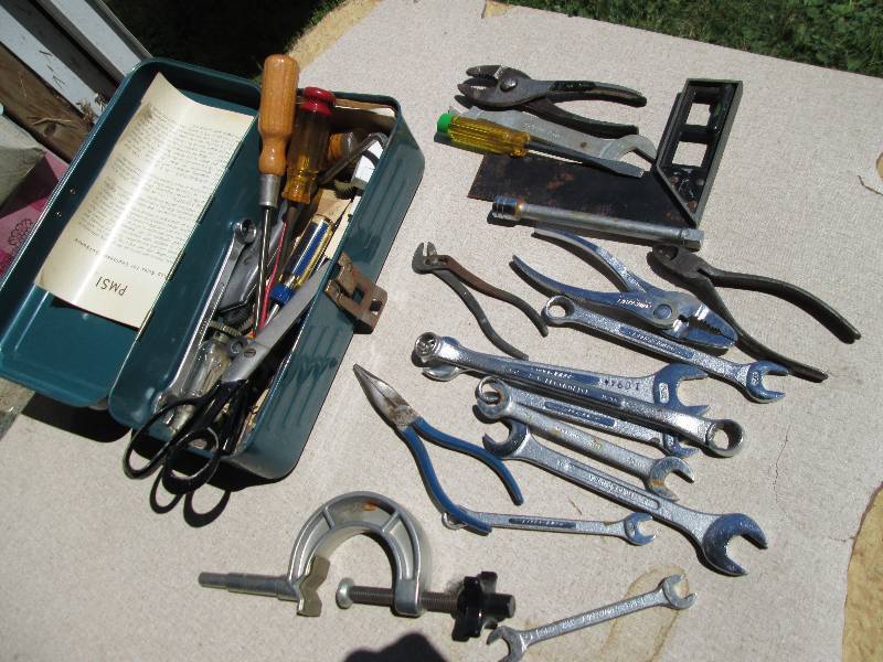 Lot of wrenches, and other tools...