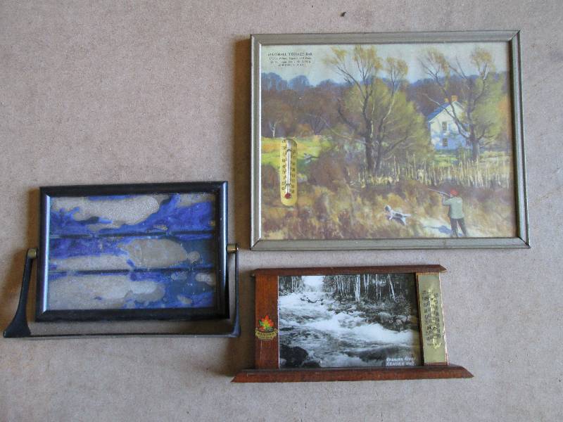 Lot of vintage framed art...