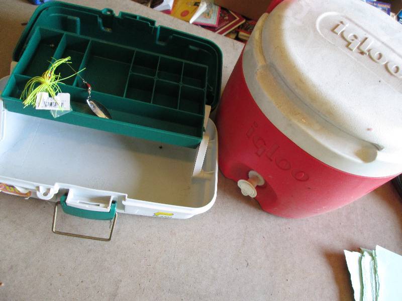 Looks like new tackle box and a coo...