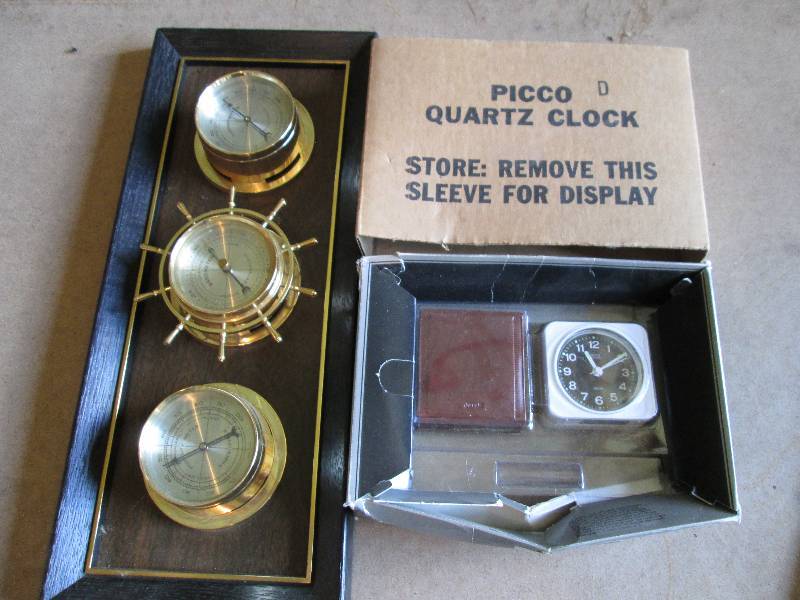 Wall clock and Picco Quartz clock...