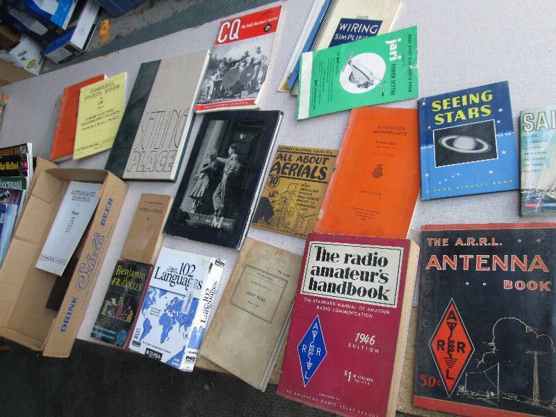 Lot of vintage books and gaming man...