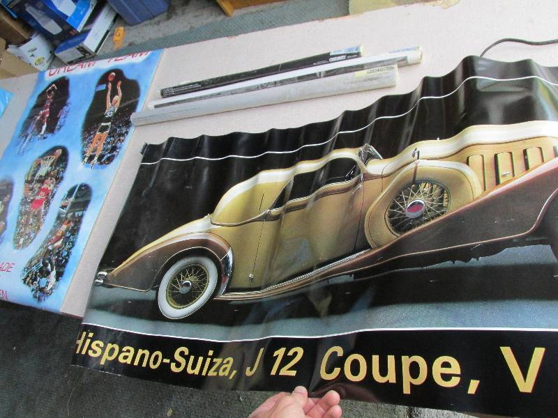 Basketball, car, posters, 2 unopene...