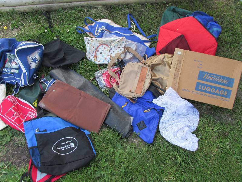 Lot of assorted luggage and bags, i...