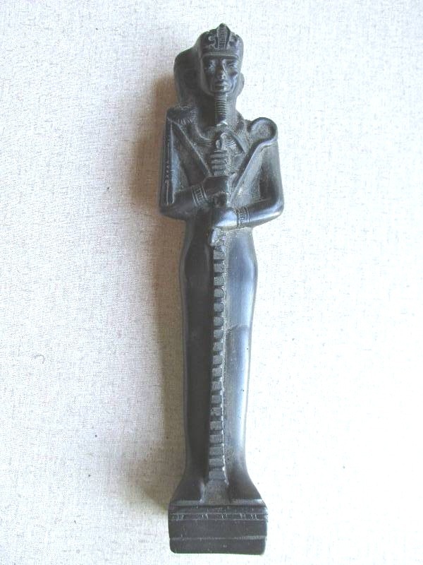 Carved oriental figure...
