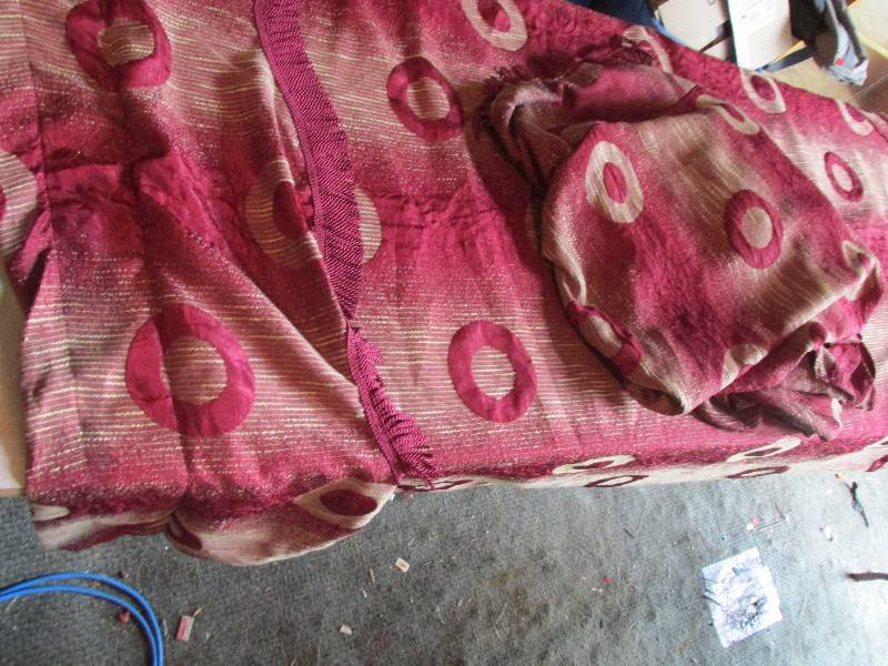 Pair of curtain panels each is 7.5...