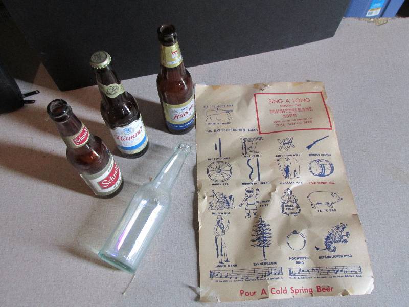 Vintage Cold Spring Beer poster and...