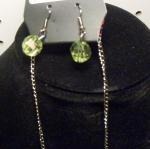 Silver Necklace with Earrings