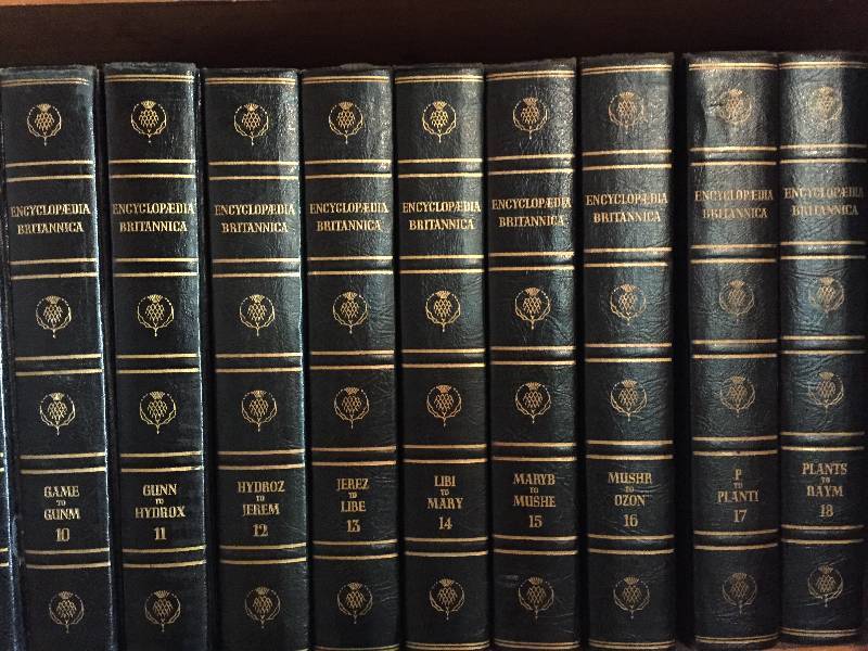 Vintage Encyclopedia Britannica Complete Antiquarian Collection Part