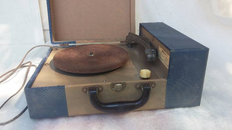 Vintage Suitcase Record Player