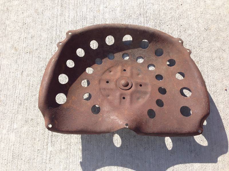 Vintage Implement Metal Seat