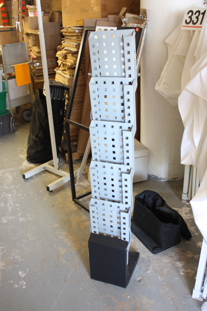 Collapsing Literature Rack
