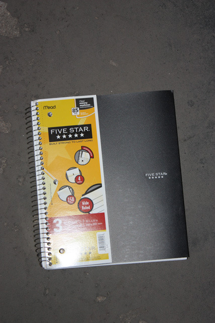 lot 224 image: 3 Subject Notebooks