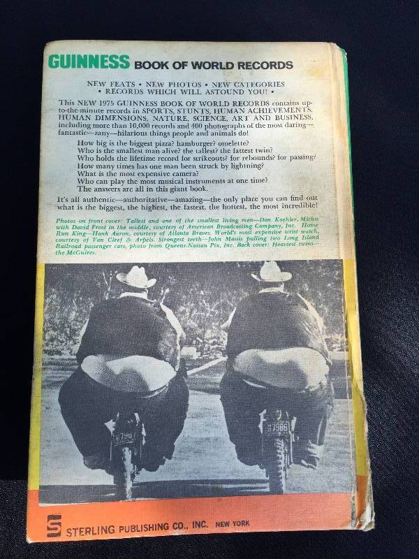 Vintage World Records Books