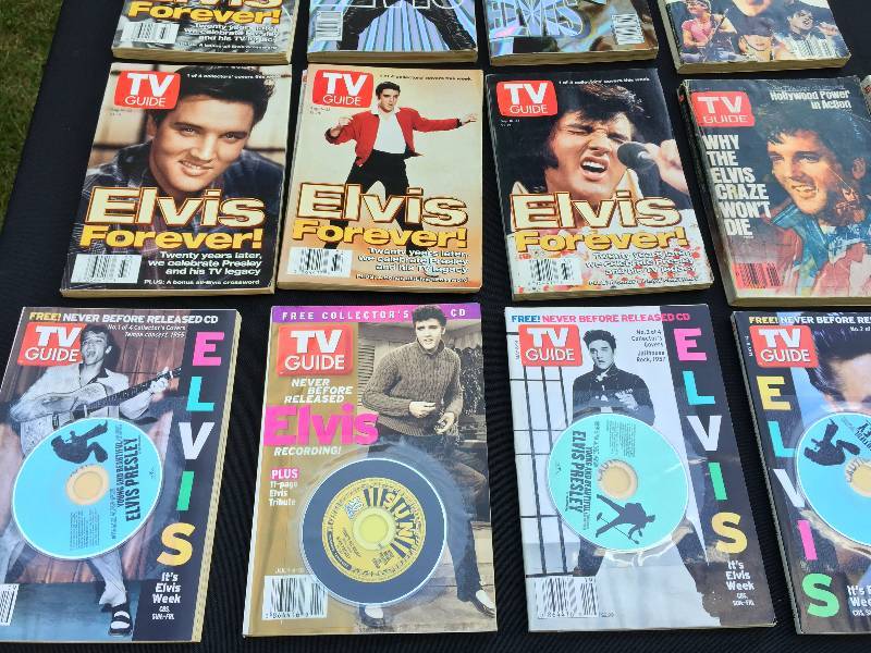 Collectable Elvis TV Guides and Magazines