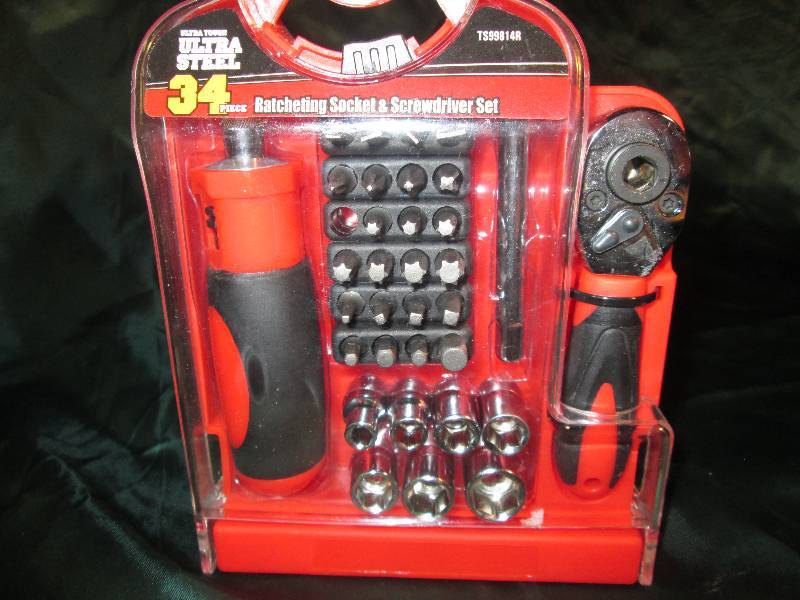 lot 78 image: Ultra tough ultra steel 34 pc. Ratc...
